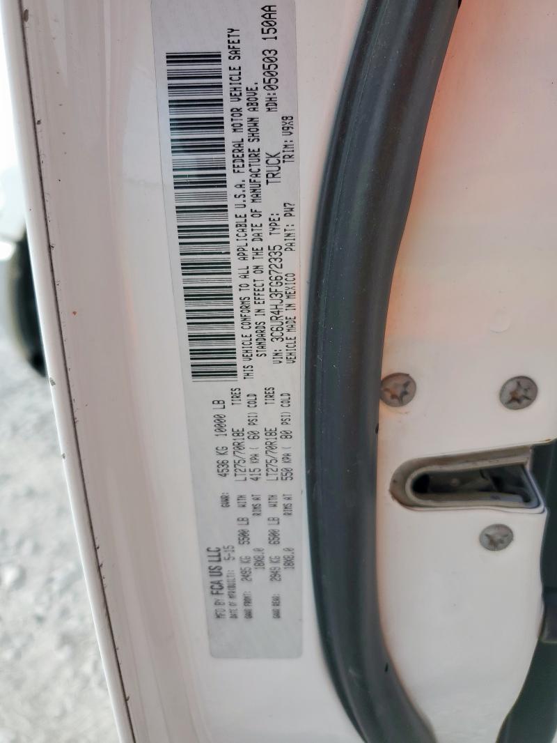 3C6UR4HJ3FG672335 - 2015 RAM 2500 ST Blanco foto 12