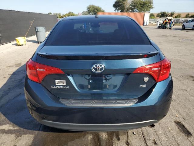 2T1BURHEXHC898562 - 2017 TOYOTA COROLLA L BLUE photo 6