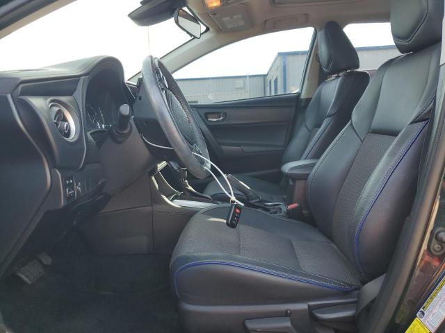 2T1BURHEXHC898562 - 2017 TOYOTA COROLLA L BLUE photo 7