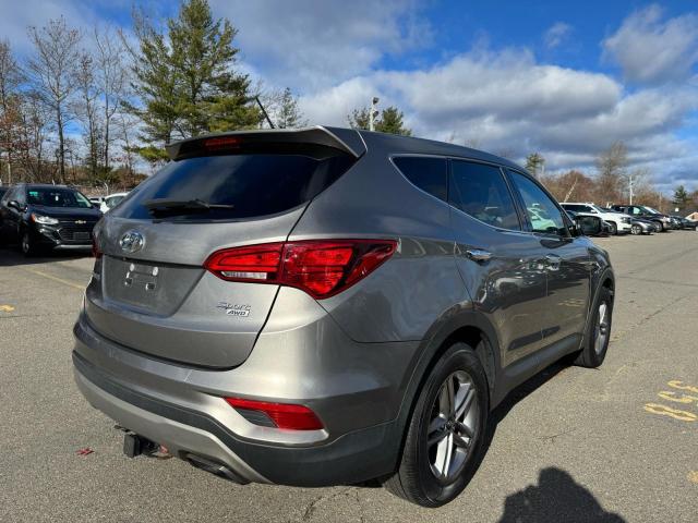 5NMZTDLB7JH073130 - 2018 HYUNDAI SANTA FE S GRAY photo 4
