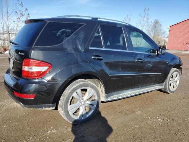 4JGBB8GB8BA746858 - 2011 MERCEDES-BENZ ML 350 4MATIC BLACK photo 3