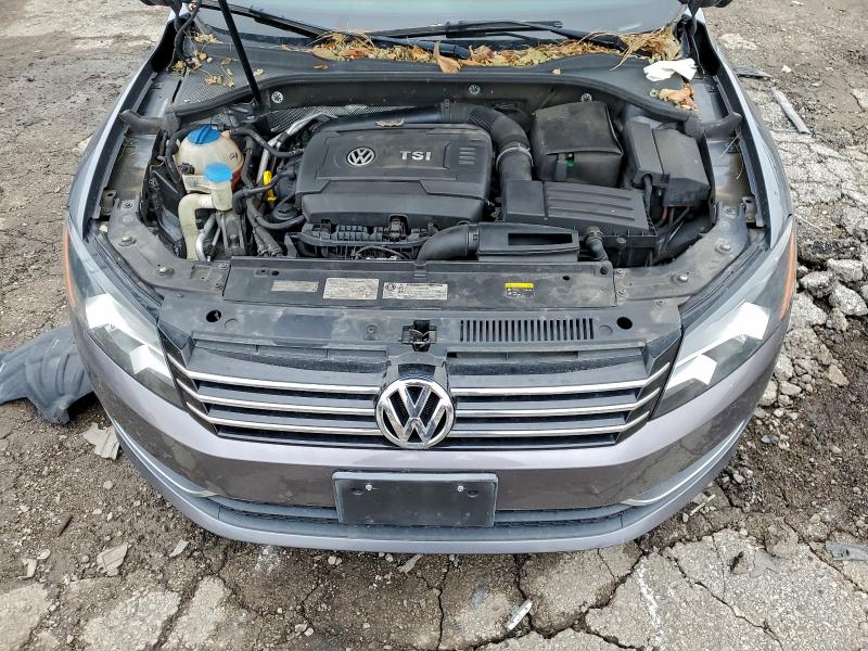 1VWAT7A33EC113876 - 2014 VOLKSWAGEN PASSAT S GRAY photo 11