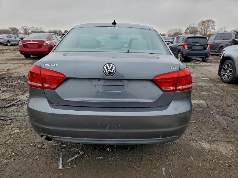 1VWAT7A33EC113876 - 2014 VOLKSWAGEN PASSAT S GRAY photo 6