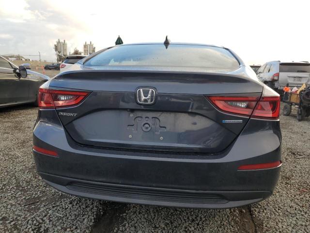 19XZE4F50KE027003 - 2019 HONDA INSIGHT EX გრაფიტი ფოტო 6