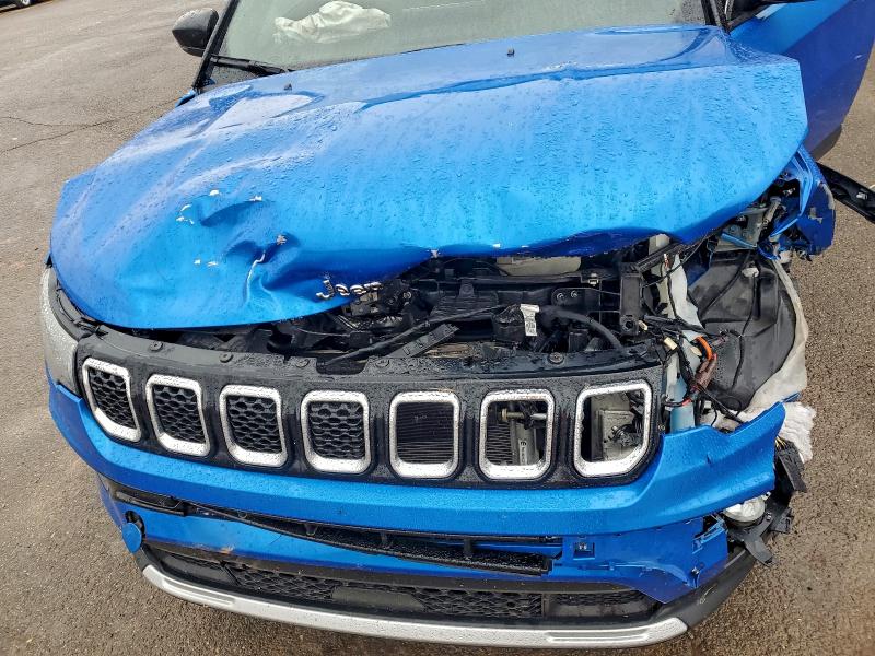 3C4NJDCN1RT608885 - 2024 JEEP COMPASS LIMITED Կապույտ լուսանկար 12