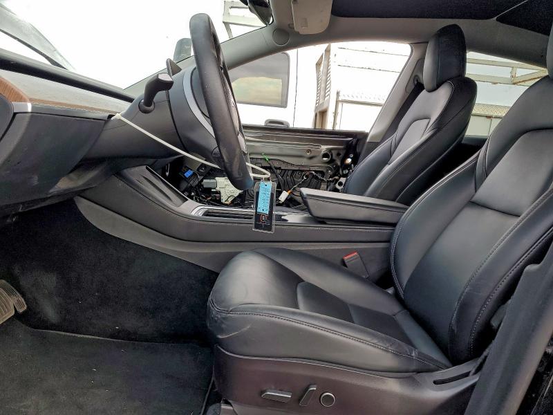 7SAYGAEE1NF484376 - 2022 TESLA MODEL Y BLACK photo 7