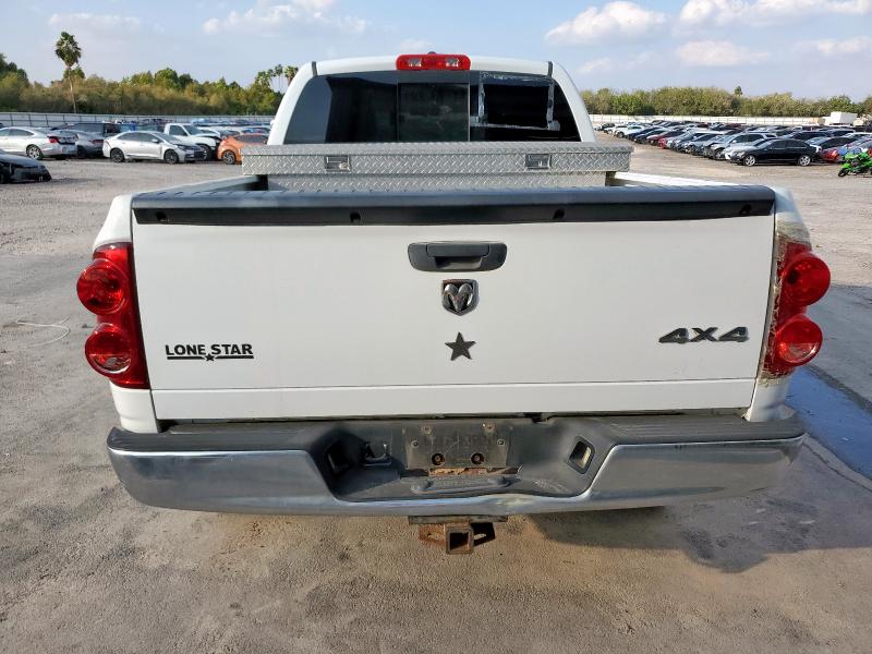 1D7HU18217S200442 - 2007 DODGE RAM 1500 ST WHITE photo 6
