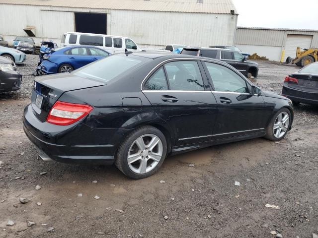 WDDGF8BB7BR134423 - 2011 MERCEDES-BENZ C 300 4MATIC BLACK photo 3