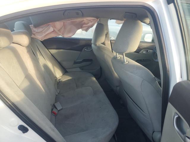 19XFB2F50CE375045 - 2012 HONDA CIVIC LX WHITE photo 10