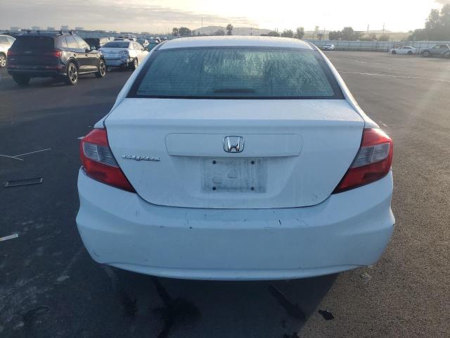 19XFB2F50CE375045 - 2012 HONDA CIVIC LX WHITE photo 6