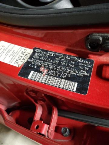 KMHCT4AE6HU237002 - 2017 HYUNDAI ACCENT SE 红色 照片 12