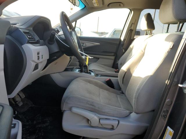 5FNYF5H17JB033169 - 2018 HONDA PILOT LX Сұр фото 7