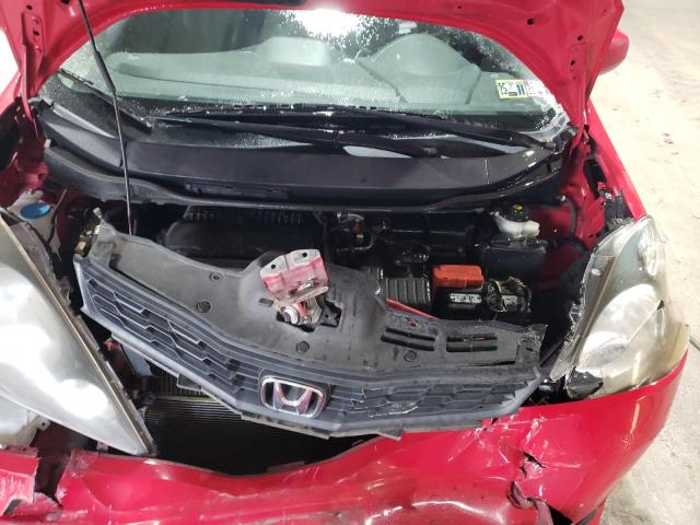 JHMGE8H54CC002043 - 2012 HONDA FIT SPORT RED photo 11