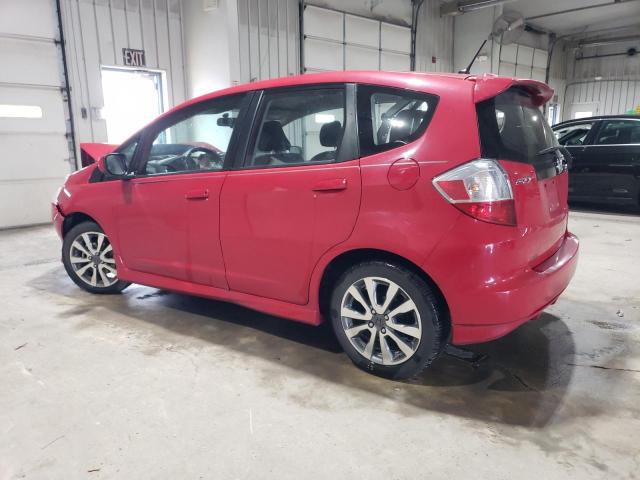 JHMGE8H54CC002043 - 2012 HONDA FIT SPORT RED photo 2