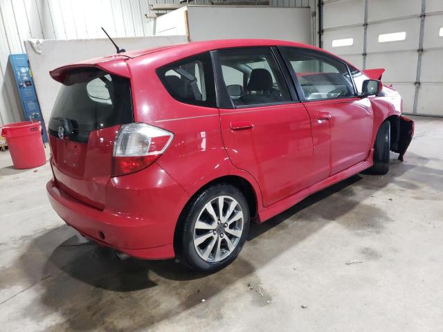 JHMGE8H54CC002043 - 2012 HONDA FIT SPORT RED photo 3