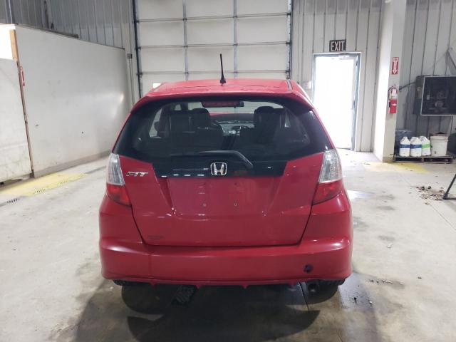 JHMGE8H54CC002043 - 2012 HONDA FIT SPORT RED photo 6