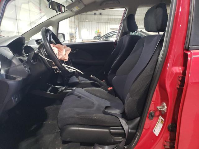 JHMGE8H54CC002043 - 2012 HONDA FIT SPORT RED photo 7