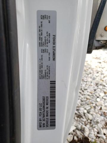3C7WRTAJ5MG553837 - 2021 RAM 3500 WHITE photo 12