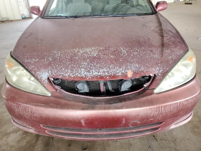 4T1BE32K64U338250 - 2004 TOYOTA CAMRY LE BURGUNDY photo 11