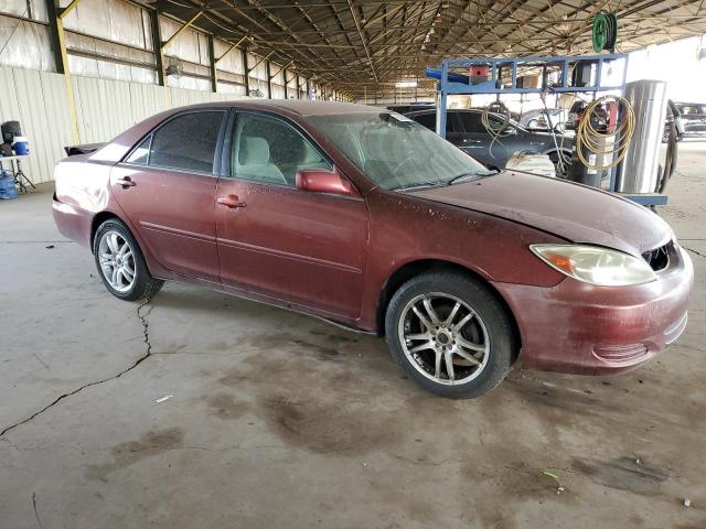 4T1BE32K64U338250 - 2004 TOYOTA CAMRY LE BURGUNDY photo 4