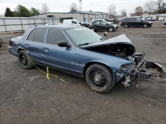 2FAHP71V78X128983 - 2008 FORD CROWN VICT POLICE INTERCEPTOR BLUE photo 4