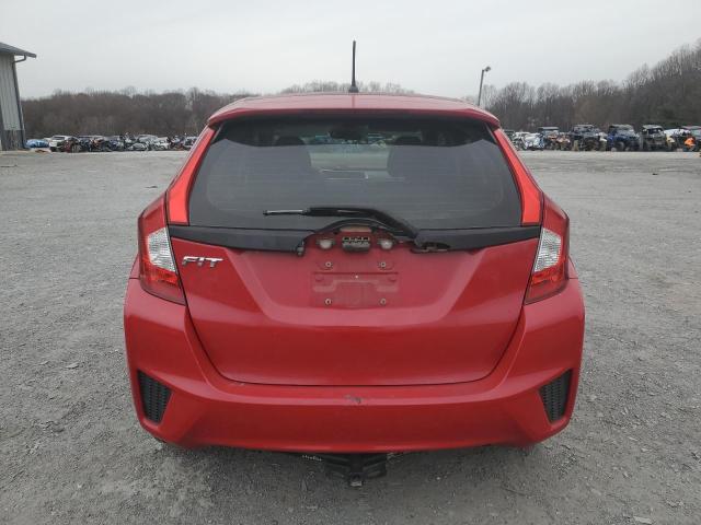 JHMGK5H5XGX014767 - 2016 HONDA FIT LX أحمر صورة 6