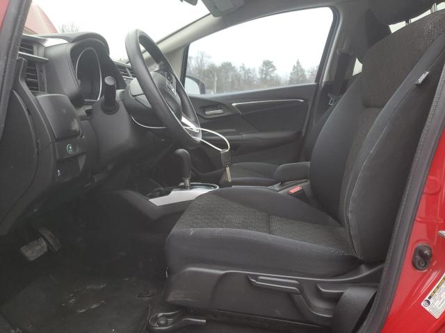 JHMGK5H5XGX014767 - 2016 HONDA FIT LX أحمر صورة 7