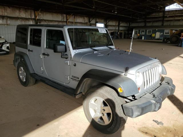 1C4BJWDG4CL214489 - 2012 JEEP WRANGLER U SPORT SILVER photo 4