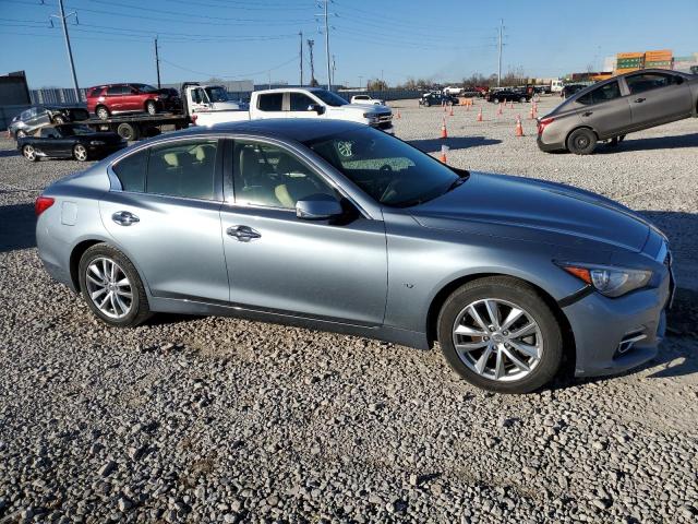 JN1BV7AR4FM409378 - 2015 INFINITI Q50 BASE BLUE photo 4