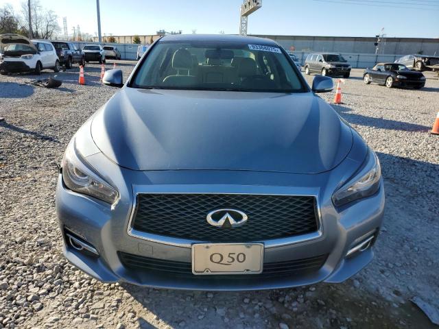 JN1BV7AR4FM409378 - 2015 INFINITI Q50 BASE BLUE photo 5
