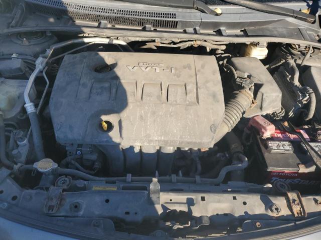 1NXBU4EE7AZ384681 - 2010 TOYOTA COROLLA BASE GRAY photo 11