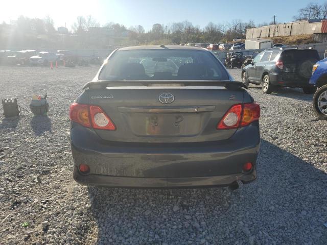 1NXBU4EE7AZ384681 - 2010 TOYOTA COROLLA BASE GRAY photo 6