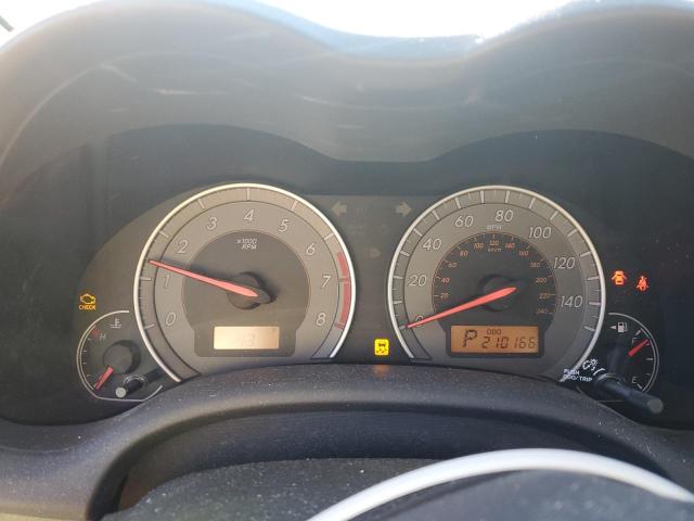 1NXBU4EE7AZ384681 - 2010 TOYOTA COROLLA BASE GRAY photo 9