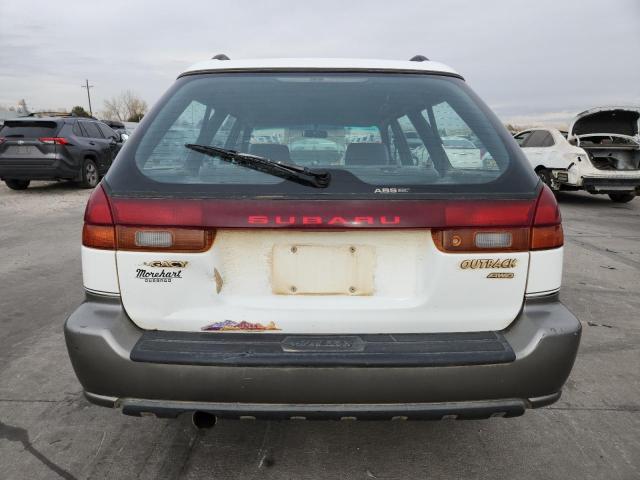 4S3BG6856X7610705 - 1999 SUBARU LEGACY OUTBACK WHITE photo 6