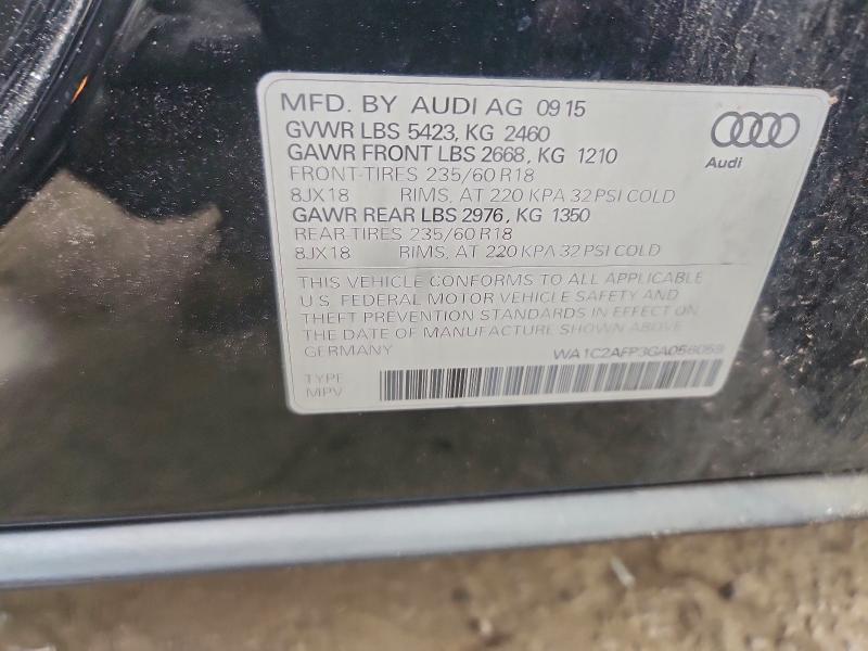 WA1C2AFP3GA056059 - 2016 AUDI Q5 PREMIUM Qara foto 14