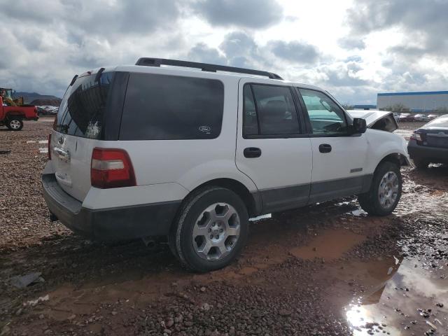 1FMFU16527LA80669 - 2007 FORD EXPEDITION XLT WHITE photo 3
