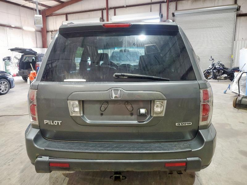 5FNYF18727B012638 - 2007 HONDA PILOT EXL Сұр фото 6