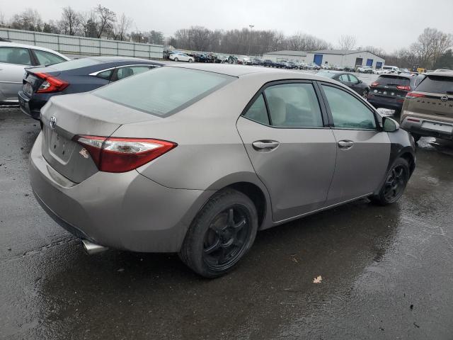 2T1BURHE0FC231657 - 2015 TOYOTA COROLLA L GRAY photo 3