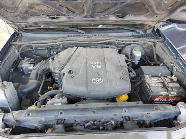 5TEJU62N67Z400241 - 2007 TOYOTA TACOMA DOUBLE CAB PRERUNNER BLUE photo 11