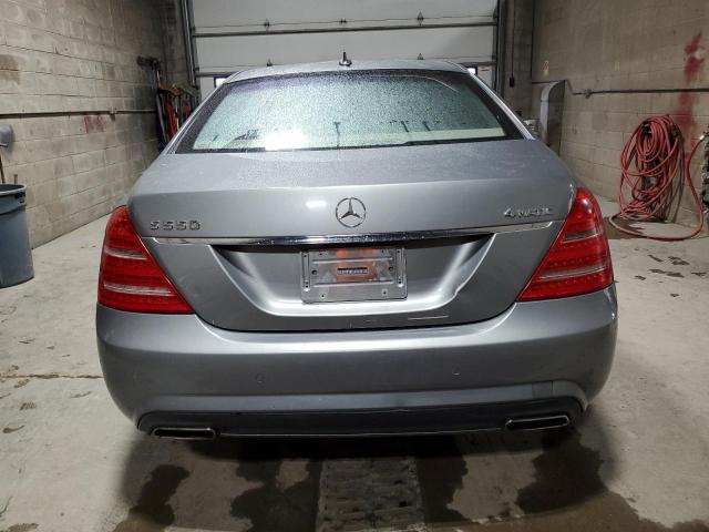 WDDNG9EB5CA483344 - 2012 MERCEDES-BENZ S 550 4MATIC GRAY photo 6