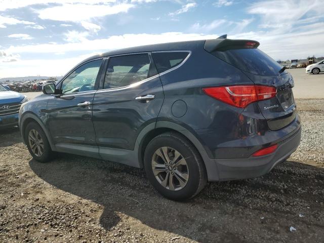 5XYZT3LB6FG282516 - 2015 HYUNDAI SANTA FE S BLUE photo 2
