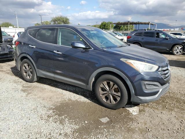 5XYZT3LB6FG282516 - 2015 HYUNDAI SANTA FE S BLUE photo 4