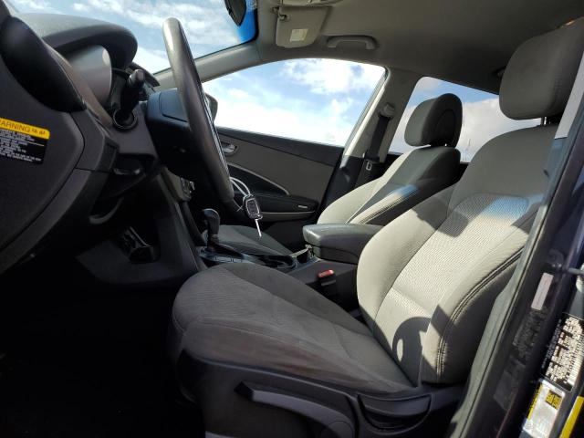 5XYZT3LB6FG282516 - 2015 HYUNDAI SANTA FE S BLUE photo 7