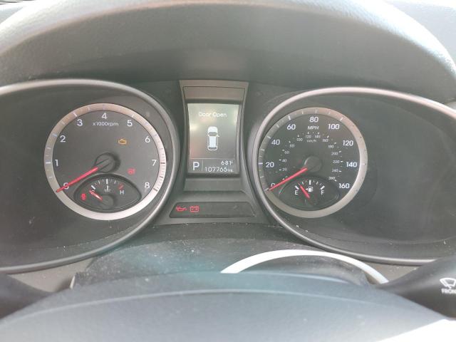 5XYZT3LB6FG282516 - 2015 HYUNDAI SANTA FE S BLUE photo 9