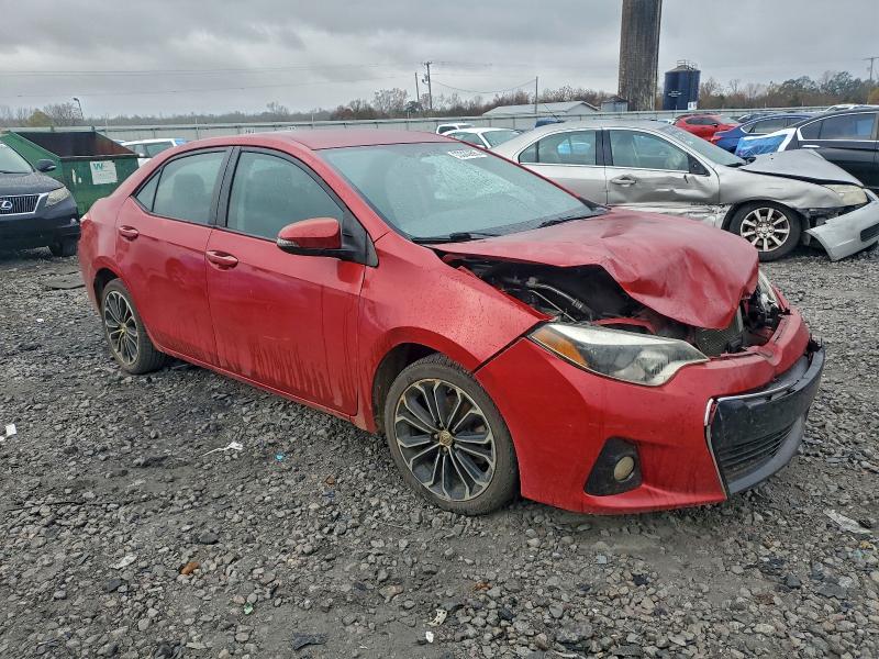 2T1BURHE4EC084144 - 2014 TOYOTA COROLLA L 红色 照片 4