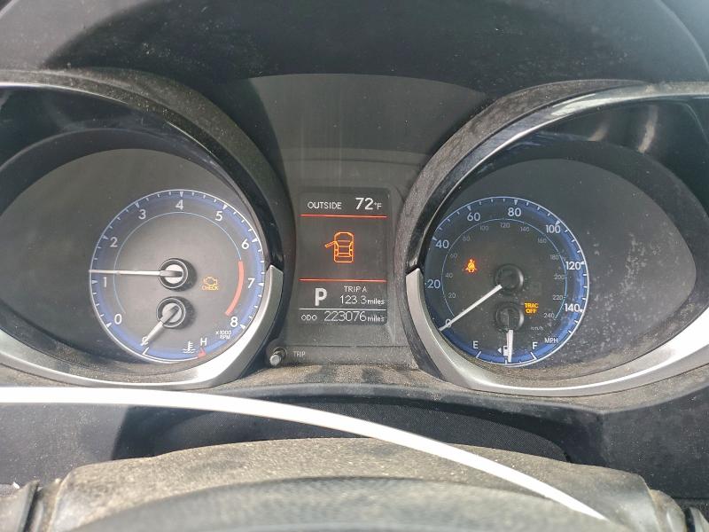 2T1BURHE4EC084144 - 2014 TOYOTA COROLLA L 红色 照片 9