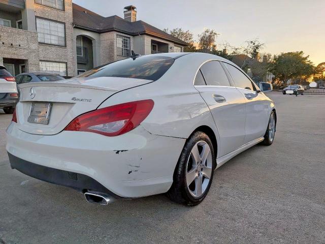 WDDSJ4GB7FN215929 - 2015 MERCEDES-BENZ CLA 250 4MATIC WHITE photo 4