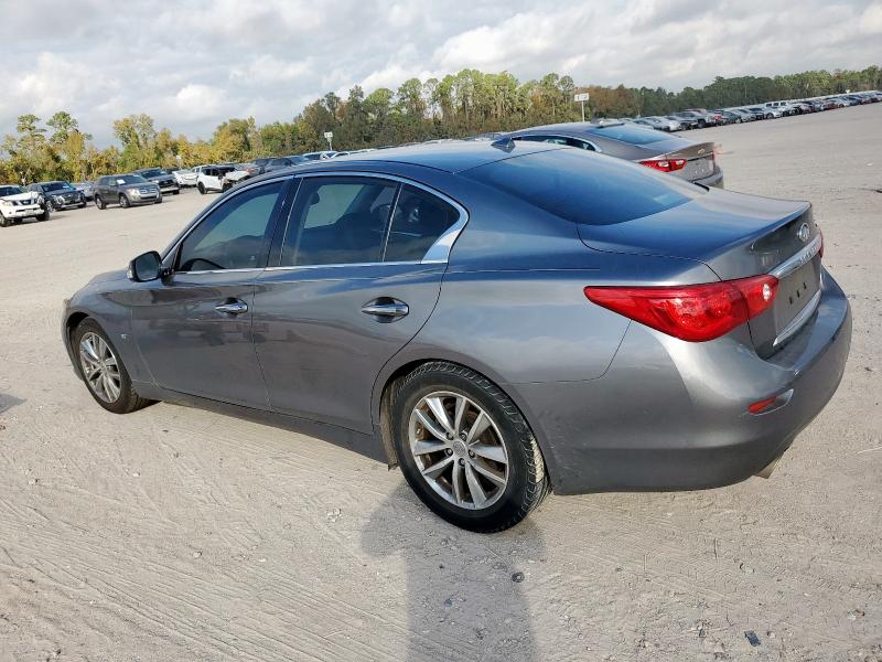 JN1BV7AP0FM345192 - 2015 INFINITI Q50 BASE GRAY photo 2