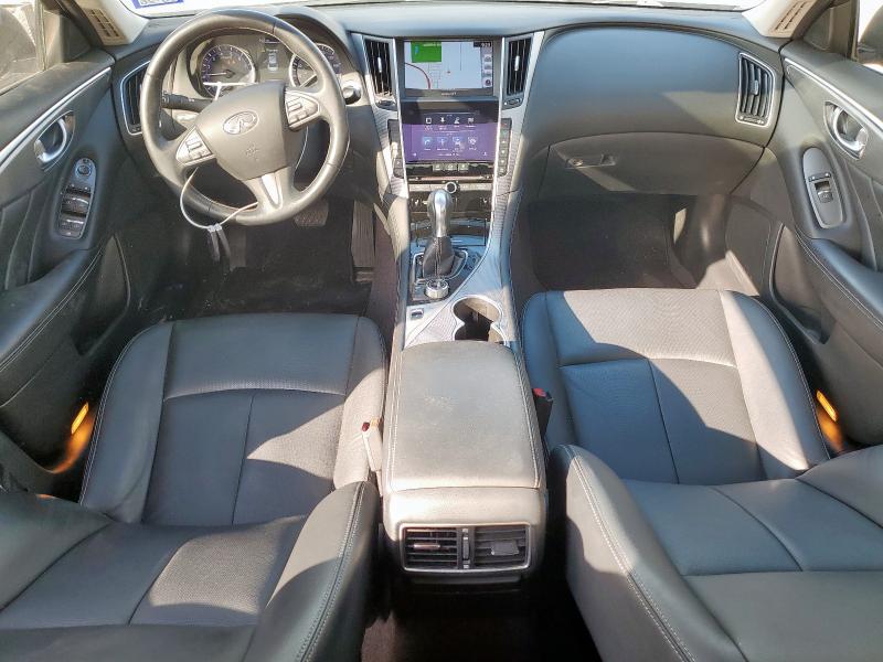 JN1BV7AP0FM345192 - 2015 INFINITI Q50 BASE GRAY photo 8