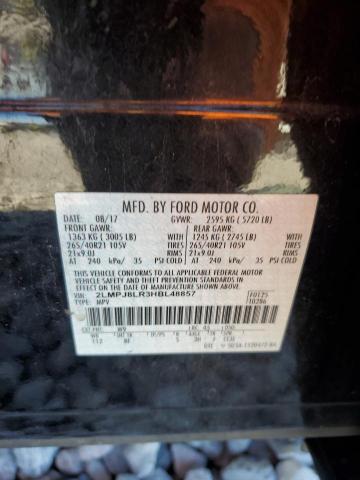 2LMPJ8LR3HBL48857 - 2017 LINCOLN MKX RESERVE Սև լուսանկար 14